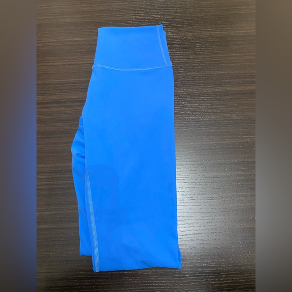 Lululemon wunder under high rise leggings 28” size 6 blue nile - Picture 4 of 5